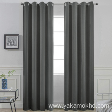 Dark Grey Blackout Curtains